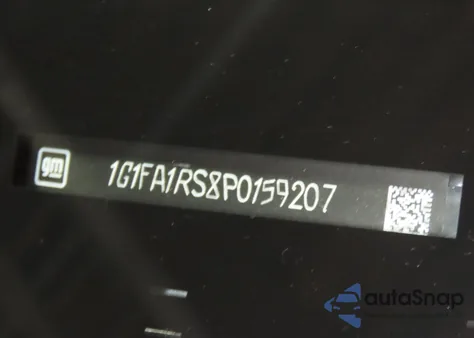 2023 Chevrolet Camaro Ls из США, поврежденный, VIN 1G1FA1RS8P0159207